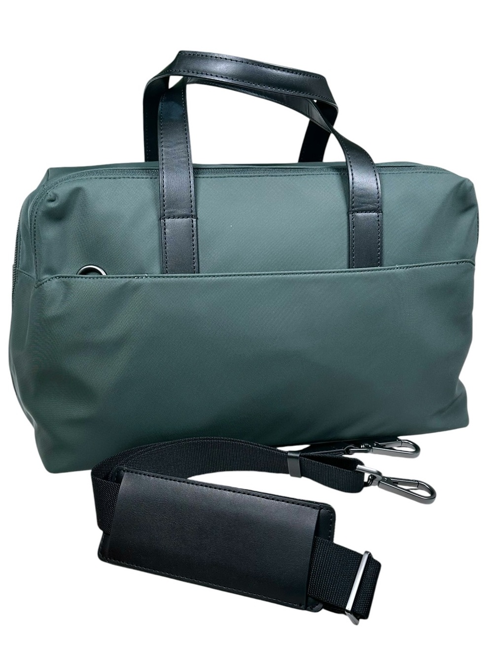 AWAY Everywhere Bag Forest Green Duffel Black Handles Travel Luggage Work Gym - Picture 2 of 14